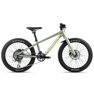 Orbea MX 20 TEAM DISC Metallic Green Artichoke (Matt) - Yellow (Matt) - măsura 20 - bicicletă copii