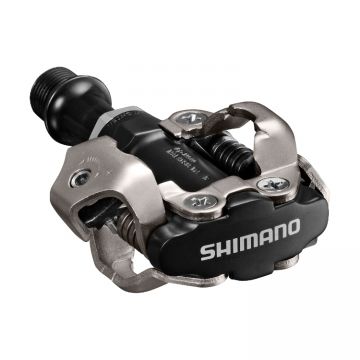 Shimano - pedale bicicleta MTB PD-M540, SPD pedals - negru argintiu