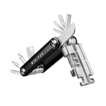 Topeak - set chei bicicleta Mini P20 multitool - negru argintiu