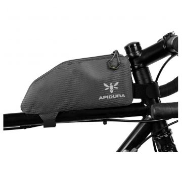 Apidura - geanta mica cadru bicicleta Expedition Top Tube Pack 1 litru - gri negru