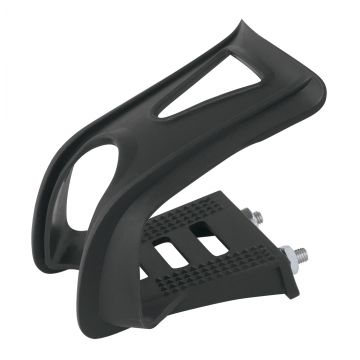 Clipsuri FORCE MTB plastic, fara curea, Negre