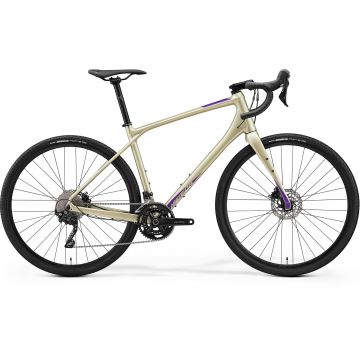 Merida - bicicleta gravel SILEX 400 - crem lila - XS