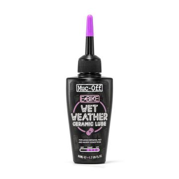 Muc-Off - Ulei Lubrifiant Ceramic pentru lant - conceput special pentru biciclete elctrice e-Bike - Wet - 50ml