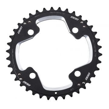 Placa pedalier BBB MTBGear comp. 2x10 Shim. XT 38T/104mm