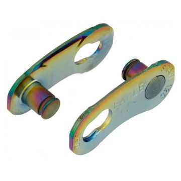 Za conectare rapida SRAM PowerLock Master Link Rainbow, set 4 bucati, Culoare: Black