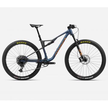 Orbea OIZ H20 Moondust Blue-Leo Orange - măsura S - bicicletă MTB XC full suspension