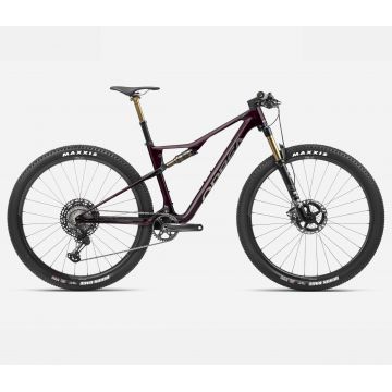 Orbea OIZ M-TEAM XTR Wine Red Carbon View - Titan (Gloss) - măsura S - bicicletă MTB XC full suspension