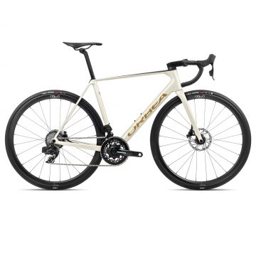 Orbea ORCA M21eTEAM PWR Ivory White-Burgundy (Gloss)-Vulcano (Matt) - măsura 53 - bicicletă șosea racing