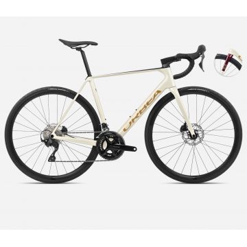 Orbea ORCA M30 Ivory White-Burgundy (Gloss)-Vulcano (Matt) - bicicletă șosea racing