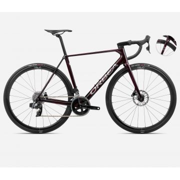 Orbea ORCA M31eTEAM Wine Red-Titanium (Gloss) - măsura 47 - bicicletă șosea racing