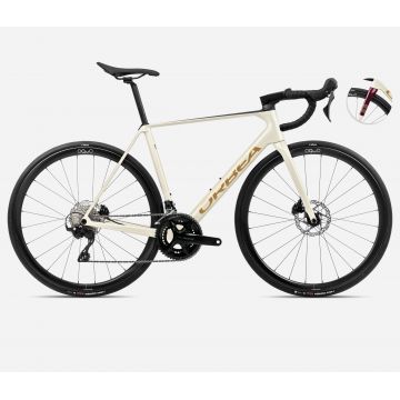 Orbea ORCA M35 Ivory White-Burgundy (Gloss)-Vulcano (Matt) - măsura 53 - bicicletă șosea racing