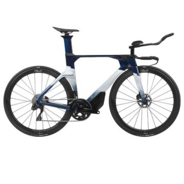 Orbea ORDU M30iLTD Blue Carbon View (Gloss) - Moondust Blue (Matt) - măsura S-M - bicicletă șosea triatlon