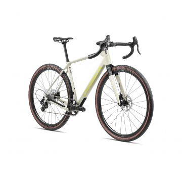 Orbea Terra M20iTEAM - bicicleta gravel - alb Ivory White-Spicy Lime (Gloss) - 2024