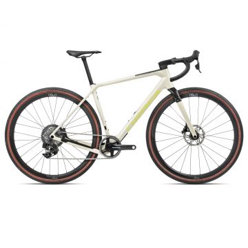 Orbea TERRA M21eTEAM 1X Ivory White - Spicy Lime (Gloss) - măsura XS - bicicletă gravel