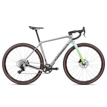 Orbea TERRA M22TEAM 1X Stone Silver-Ice Green - măsura XS - bicicletă gravel