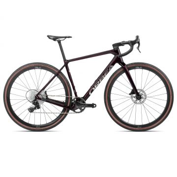 Orbea TERRA M22TEAM 1X Wine Red Carbon View - bicicletă gravel