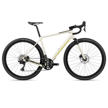 Orbea TERRA M30TEAM Ivory White - Spicy Lime (Gloss) - măsura M - bicicletă gravel