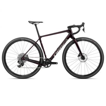 Orbea TERRA M31eTEAM 1X Wine Red Carbon View - măsura XS - bicicletă gravel