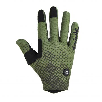 Spiuk - Manusi ciclism degete lungi ALL TERRAIN gloves - verde kaki negru