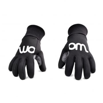 Woom - manusi ciclism copii iarna sau vreme rece warm tens bike gloves - negru gri