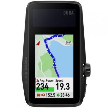 Coros - Dura Solar - ciclocomputer cu GPS - negru