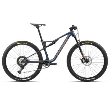 Orbea OIZ H30 Moondust Blue-Leo Orange (Matt) - măsura S - bicicletă MTB XC full suspension