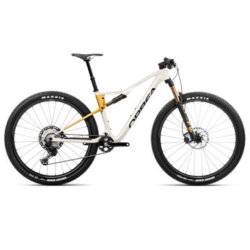 Orbea OIZ M10 White - Yellow - măsura S - bicicletă MTB XC full suspension