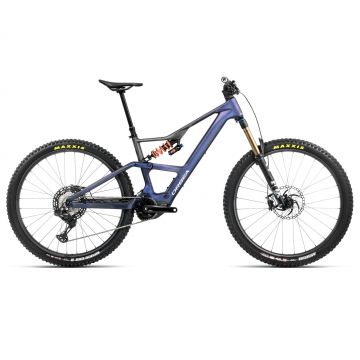 Orbea RISE LT M-TEAM 420W Tanzanite Carbon View - Carbon Raw - bicicletă electrică eMTB Trail