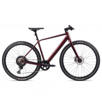 Orbea VIBE H10 Metallic Dark Red - bicicletă electrică urbană