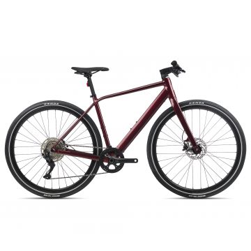 Orbea VIBE H30 Metallic Dark Red - bicicletă electrică urbană