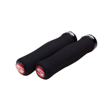 SRAM - mansoane spuma - Locking Grips Contour Foam 129mm - negru