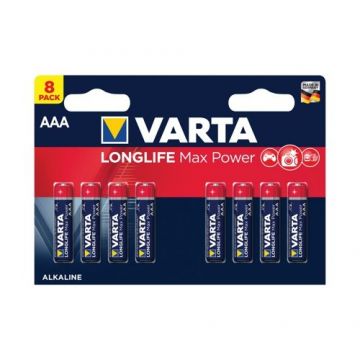 Varta - Set baterii AAA - Longlife Max Power - 8 buc