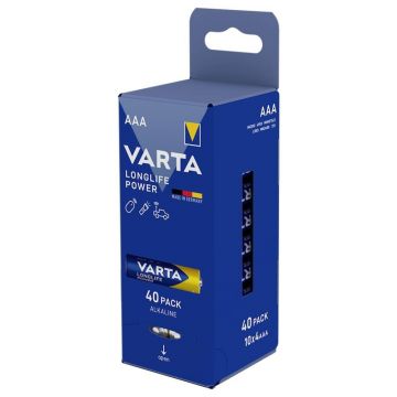 Varta - Set baterii AAA - Longlife Power - 40 buc