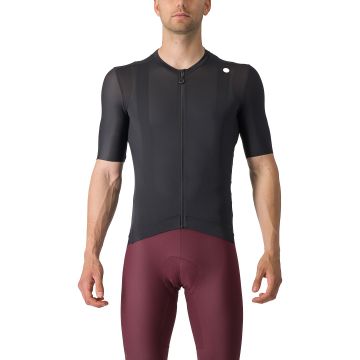 Castelli - tricou ciclism cu maneca scurta pentru barbati Espresso Jersey - negru