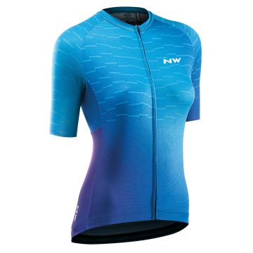 Northwave - tricou pentru ciclism cu maneca scurta pentru femei Blade Women Jersey - albastru inchis