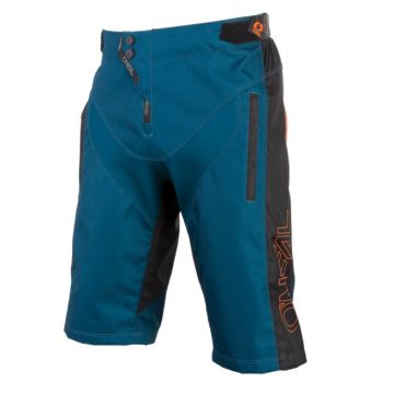 O-Neal - Pantaloni scurti ciclism MTB pentru barbati Element FR hybrid - albastru petrol negru portocaliu