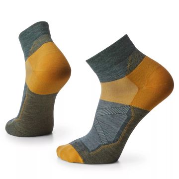 Smartwool - sosete sport Bike Zero Cushion Ankle socks - gri galben negru