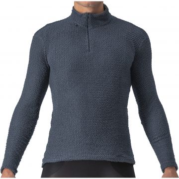 Castelli - bluza corp ciclism maneca lunga Cold Days 2nd Layer - bleumarin