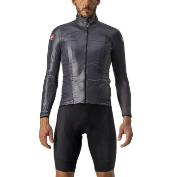 Castelli - jacheta ciclism vreme rece sau vant Aria Shell jacket - gri antracit