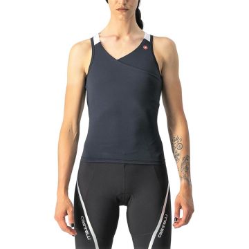 Castelli - maiou ciclism pentru femei Solaris Top - negru alb