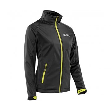 CEP - Jacheta termica vreme rece sau vant pentru femei Brand Softshell - negru verde lime