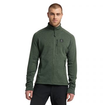 Haglofs - Jacheta subtire fleece barbati Risberg - verde inchis montan