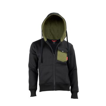 Instinct - hanorac sport gama Valley Series Organic Hoodie - negru verde kaki