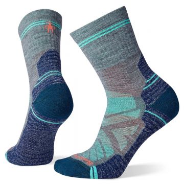 Smartwool - sosete sport femei Hike Light Cushion Mid Crew socks - gri inchis albastru