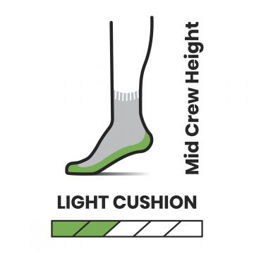 Smartwool - sosete sport femei Hike Stitch Stripe Light Cushion Mid Crew socks - alb argila maro mov