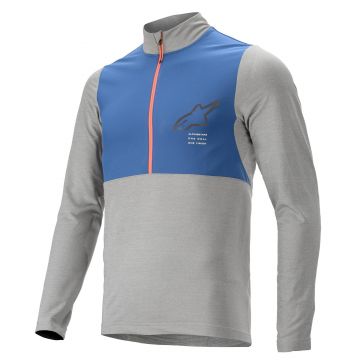 Alpinestars - Bluza ciclism cu maneca lunga Nevada LS Jersey - Gri Albastru