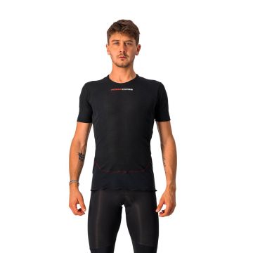 Castelli bluza de corp cu maneca scurta Prosecco Tech Short Sleeve - negru