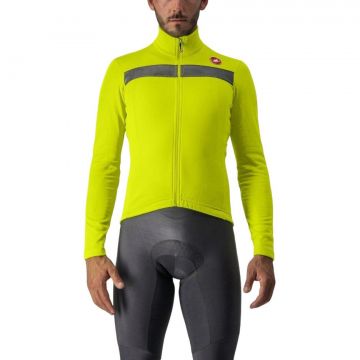 Castelli - tricou maneca lunga 14-20 gr C - Puro 3 FZ - galben fluo | reflex