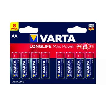 Varta - Set baterii AA - Longlife Max Power - 8 buc