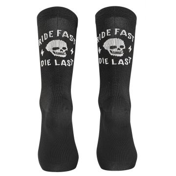Northwave - sosete ciclism - Ride Fast Die Last - inaltime 18 cm - negru
